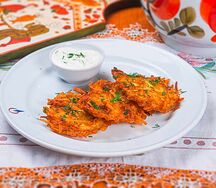 Драники картофельные со сметаной