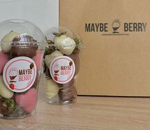 Клубника в шоколаде в стаканчике