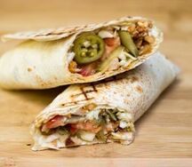 Острая куриная шаурма
