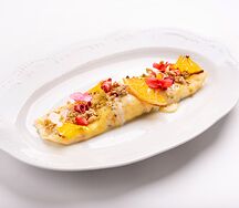 Блинчик с творогом и апельсином
