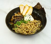 Шою Рамэн с курицей и грибами Шиитаки