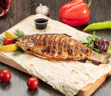 Форель на углях