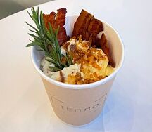 Скрэмбл с беконом