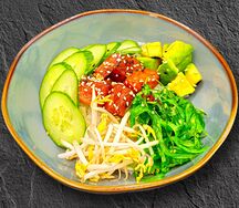 Поке с лососем