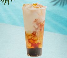 Молочный чай с коричневым сахаром