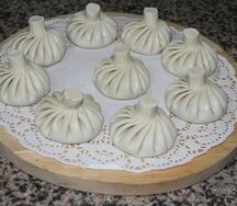 Хинкали с бараниной и говядиной