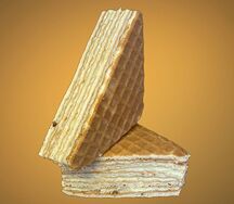 Вафля с бананом