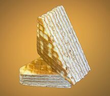 Вафля с ванилью