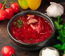 Борщ из говядины