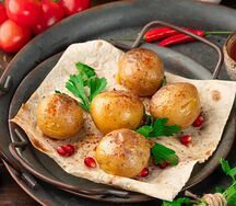 Картофель на углях