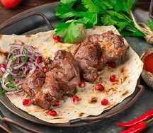 Шашлык из бараньей мякоти