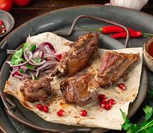 Шашлык из бараньих семечек