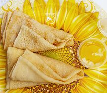 Блины с маслом