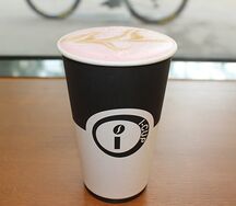 Латте Малина и белый шоколад