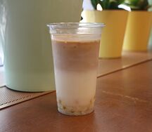 Баббл ти миндально-апельсиновый