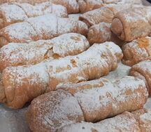 Трубочки с орехом