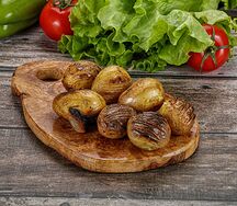 Мини-картофель на углях