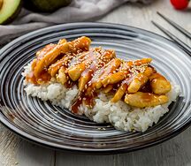 Курица терияки с рисом 