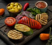 Овощи на мангале