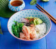 Поке с лососем