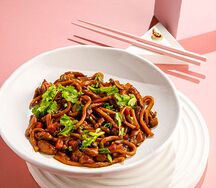 Гречневая лапша с говядиной