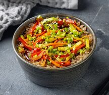 Вок Рис с овощами