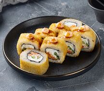 Темпура ролл с лососем