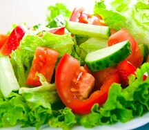 Салат с оливковым маслом