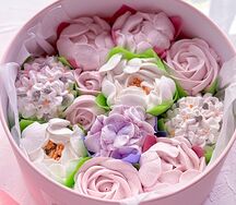 Букет зефира ассорти нежный 