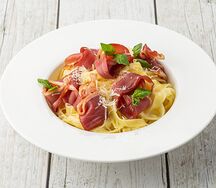 Паста с копченой уткой