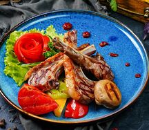 Баранина с овощами