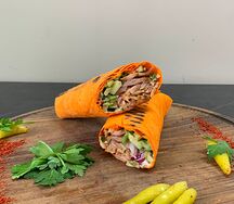Шаурма в сырном лаваше куриная