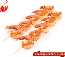 Креветки на шпажках в чесночном маринаде
