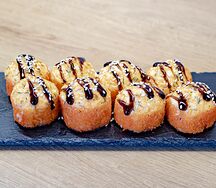 Роллы запечённые с креветкой