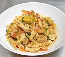 А 6 Куриные нити с лимонным соусом