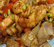 Пряное куриное филе с болгарским перцем по-китайски