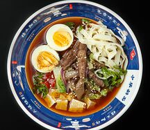 Кимчи с говядиной и удоном