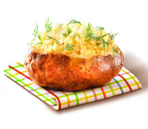 Крошка-Картошка с укропом и растительным маслом