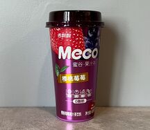 Холодный напиток Meco клубника, черника, вишня