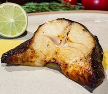 Стейк из черной трески