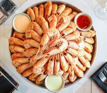 Копченые северные креветки