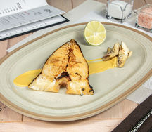 Стейк из черного палтуса