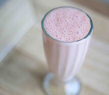 Молочный коктейль Клубничный
