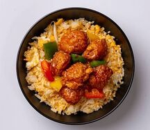 Рис и курочка криспи
