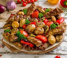 Ассорти из люля с овощами большой 