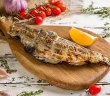 Форель на углях