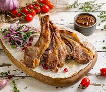 Шашлык из бараньей корейки