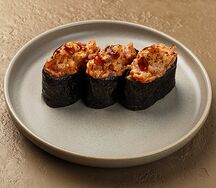 Тунец, запечённый под спайси-соусом