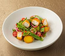 Салат с треской и беби-картофелем