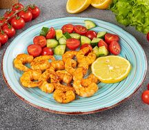 Креветки на углях